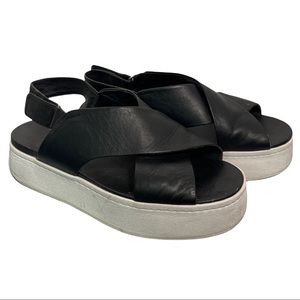 Vince Weslan Platform Crisscross Sandals